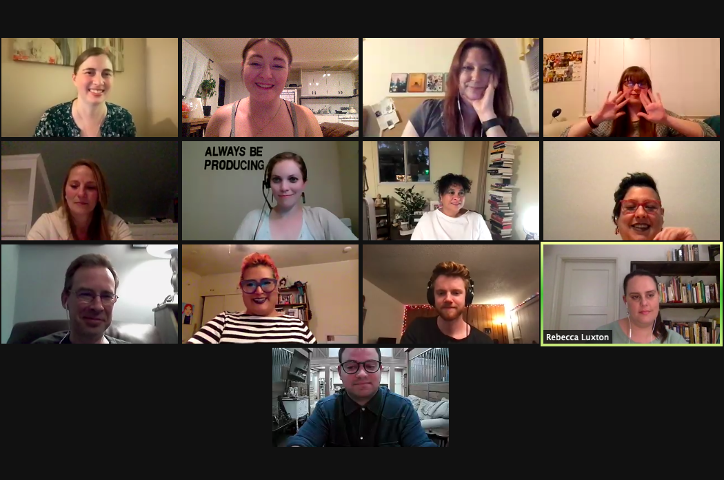 Afterwards, all of our editors and contributors joined together in a toast to the new issue!