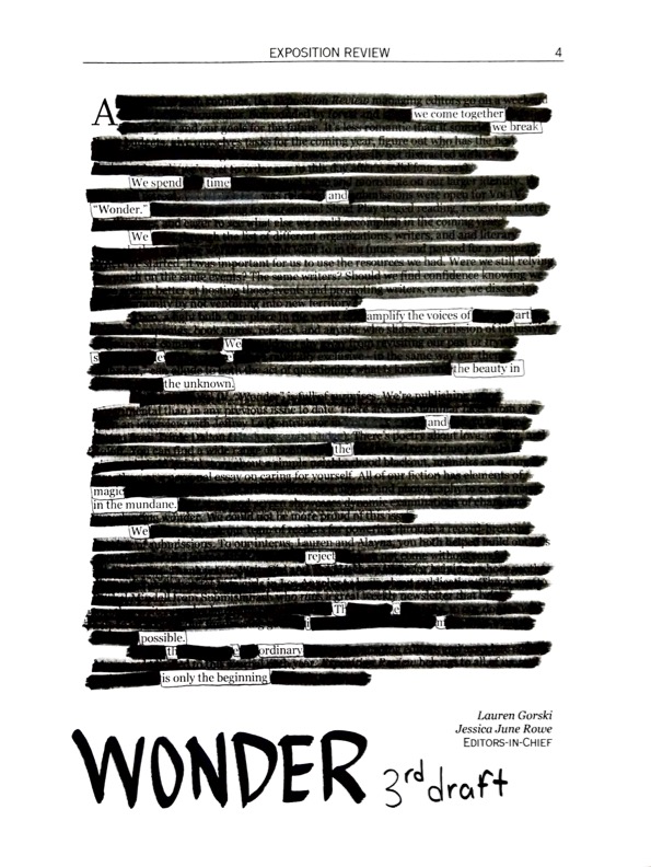 Expo, Erased: "Wonder"