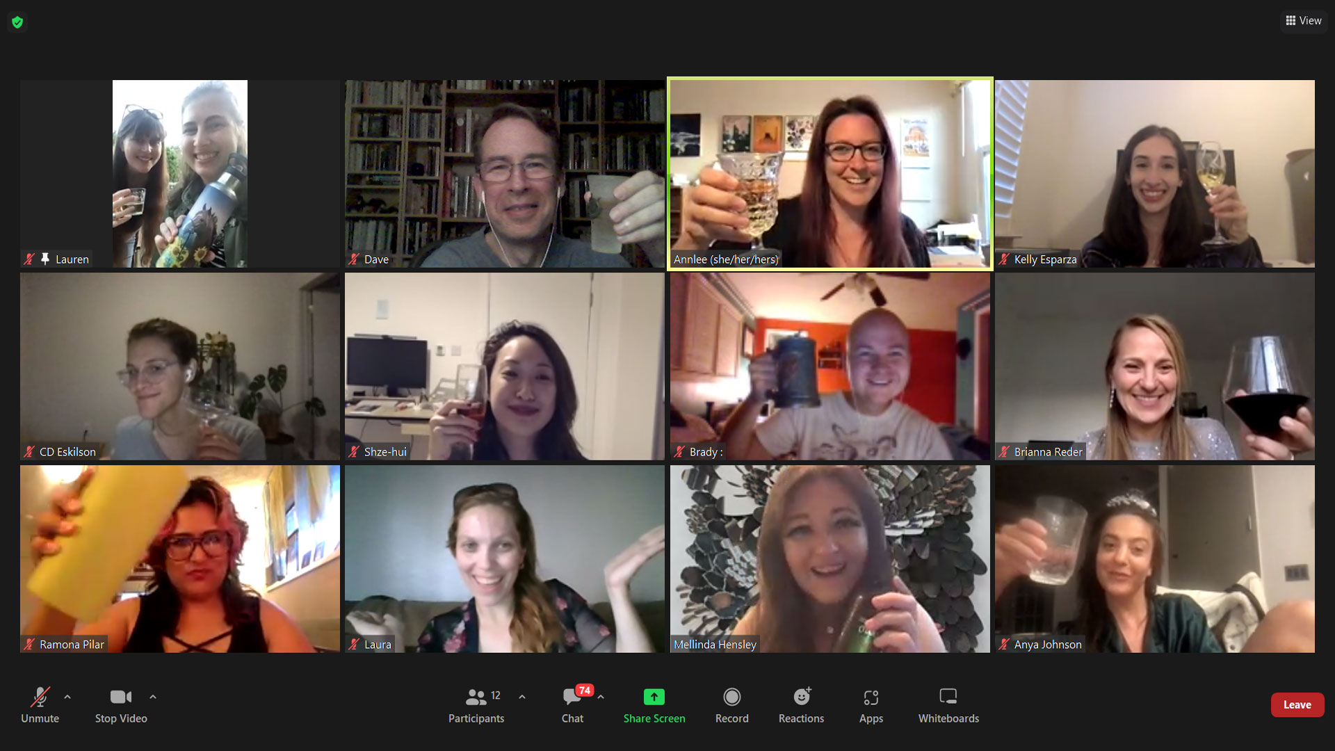 Expo editors on Zoom