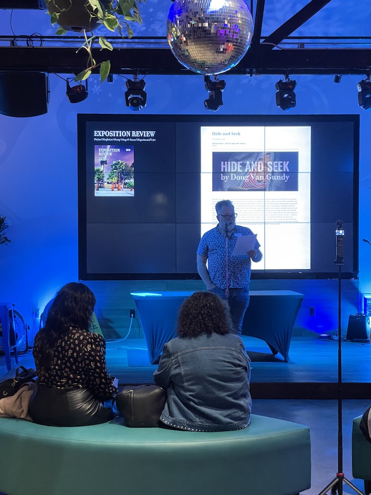 “I didn’t know that I wrote fiction, but I did," said Doug Van Gundy about his Flash 405: "Mystery"-winning flash fiction piece, "Hide and Seek."